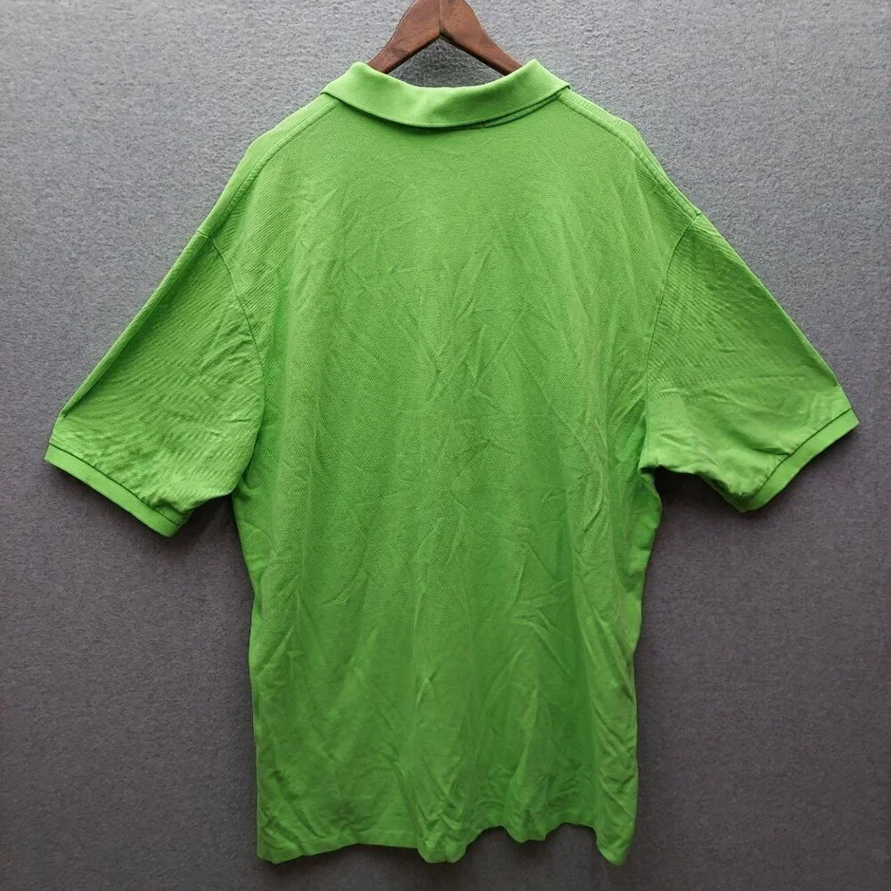 Polo By Ralph Lauren 2XLT Mens Green Polo Shirt‎ 100% Cotton Short Sleeve Casual